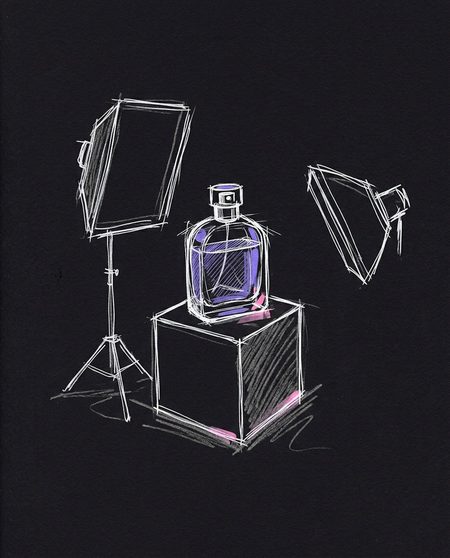 Szkic do kursu: Fotografia produktowa AI pod Allegro i Shopify