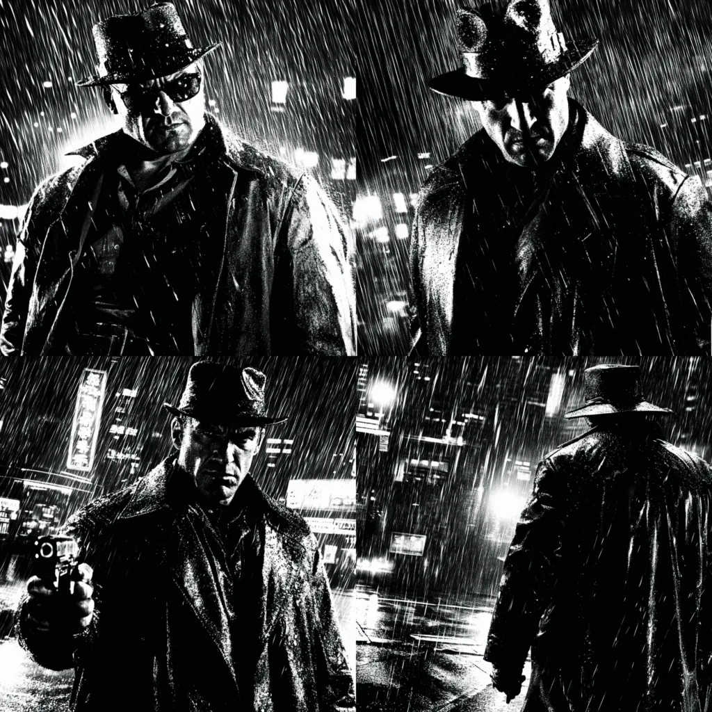 nadwrazliwyai_detective_in_rain_ec794584-84f3-4dac-ab0e-785c9deafc3d - Promptowy SREFs w Midjourney - Co to jest i jak z niego korzystać? 🚀 - ilustracja 6
