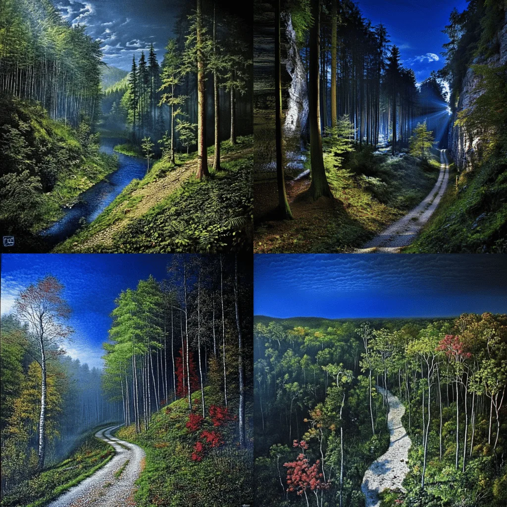 nadwrazliwyai_enchanted_forest_f67b4ab4-64c6-45e7-a2d3-fefba8806bcb - Promptowy SREFs w Midjourney - Co to jest i jak z niego korzystać? 🚀 - ilustracja 14