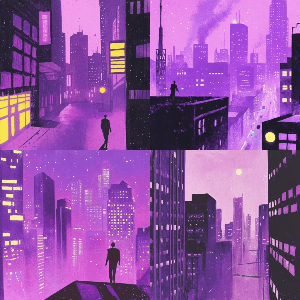 nadwrazliwyai_futuristic_cityscape_neon_lights_cyberpunk_e3d183d3-66e8-4c91-bed9-83d1594e0a30 - Promptowy SREFs w Midjourney - Co to jest i jak z niego korzystać? 🚀 - ilustracja 7