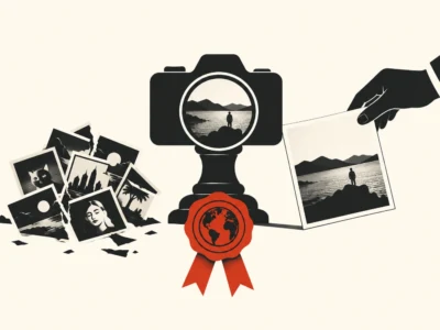 Aparat i fotografia z pieczęcią autentyczności