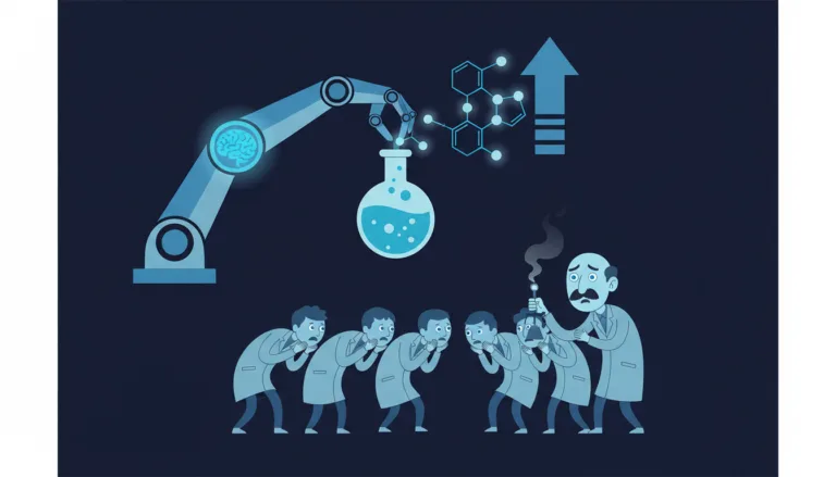 AI, która sama poprawiła reakcję chemiczną. Czy chemicy mają się czego bać?