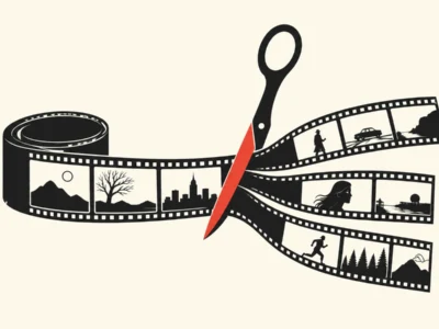Nożyczki rozcinające taśmę filmową - Promptowy Nożyczki rozcinające taśmę filmową