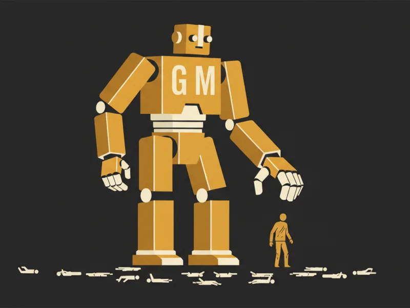 GM stawia 50 robotów w fabryce EV, choć 1300 pracowników wciąż na bruku