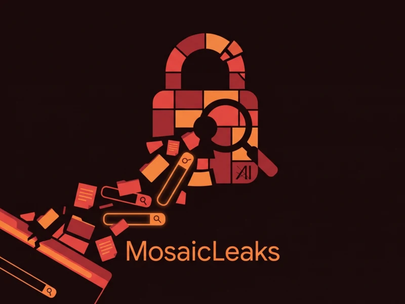 MosaicLeaks: agenci badawczy AI wyciekają firmowe sekrety przez zwykłe wyszukiwania