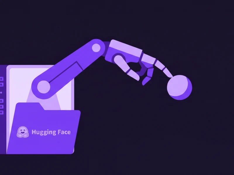 Od pliku na Hugging Face do ramienia robota: AI zaczyna dotykać rzeczy