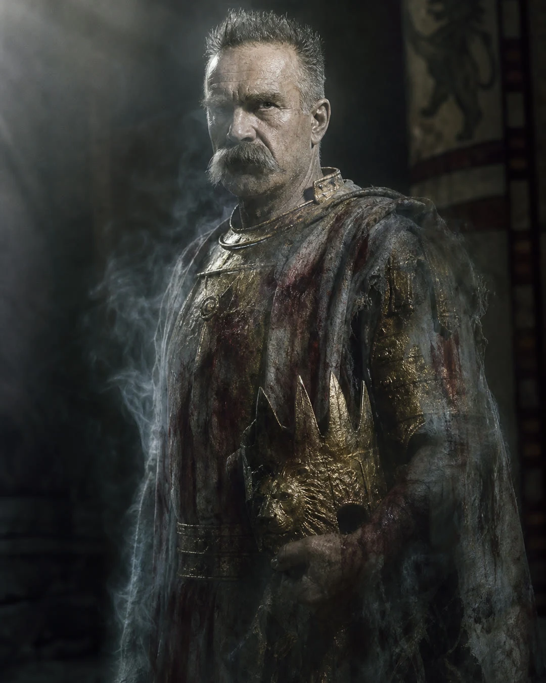 Józef Piłsudski jako duch Agamemnona (GPT-5.4 Image 2)