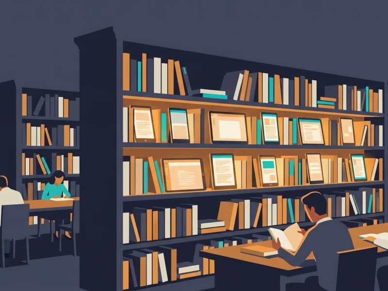 Biblioteka, która uczy AI, a nie uczy czytać