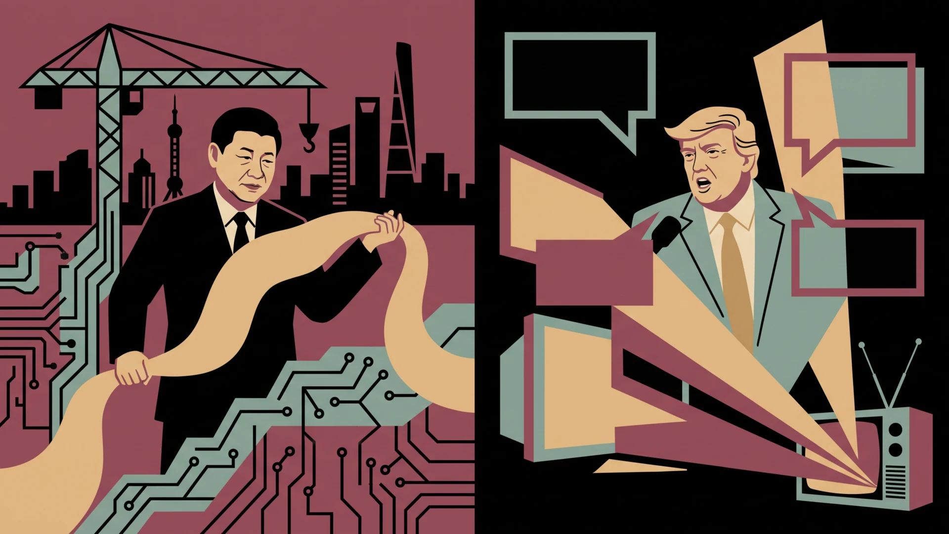 Geopolityka w erze AI: Xi w Szanghaju i Trump w telewizji