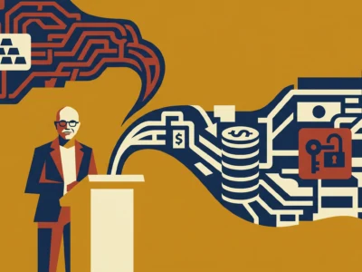 Satya Nadella firmy płacą za AI dwa razy - gotówką i własnymi tajemnicami - Promptowy Satya Nadella: firmy płacą za AI dwa razy - gotówką i własnymi tajemnicami