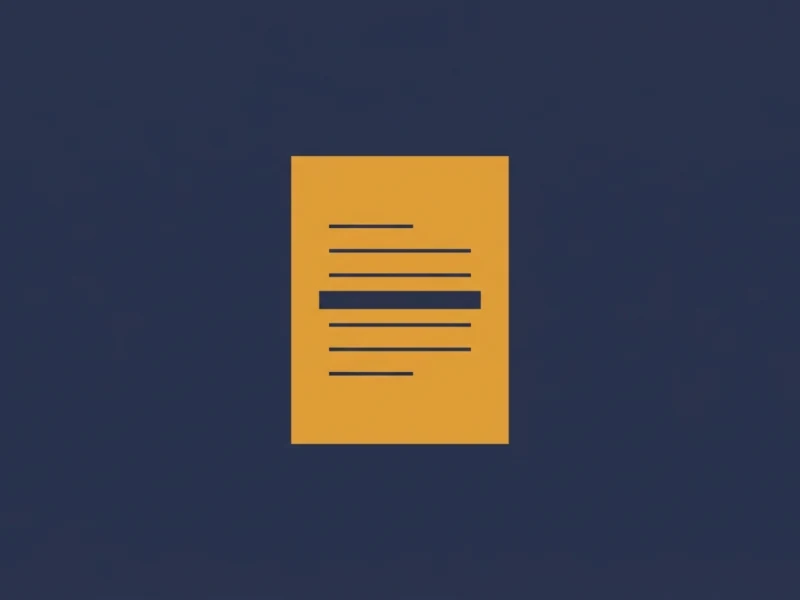 Orange document icon featuring horizontal text lines on a dark blue background.