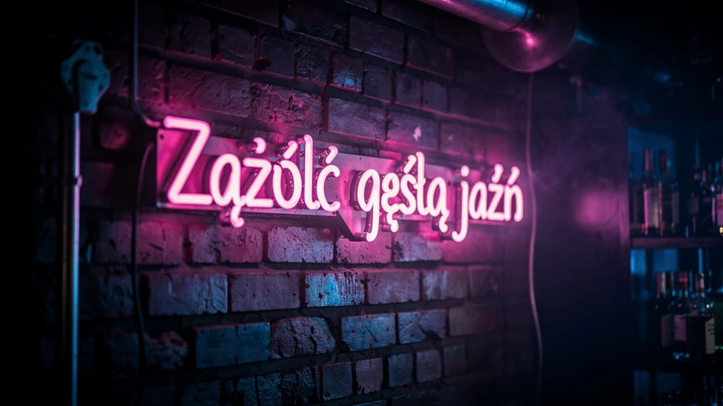 Neon z pangramem z FLUX.2 pro