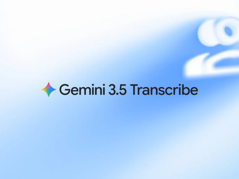 Google DeepMind prezentuje Gemini 3.5 Transcribe - najdokładniejszy model zamiany mowy na tekst