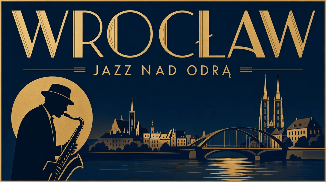 Plakat Wrocław Jazz nad Odrą z GPT Image 2
