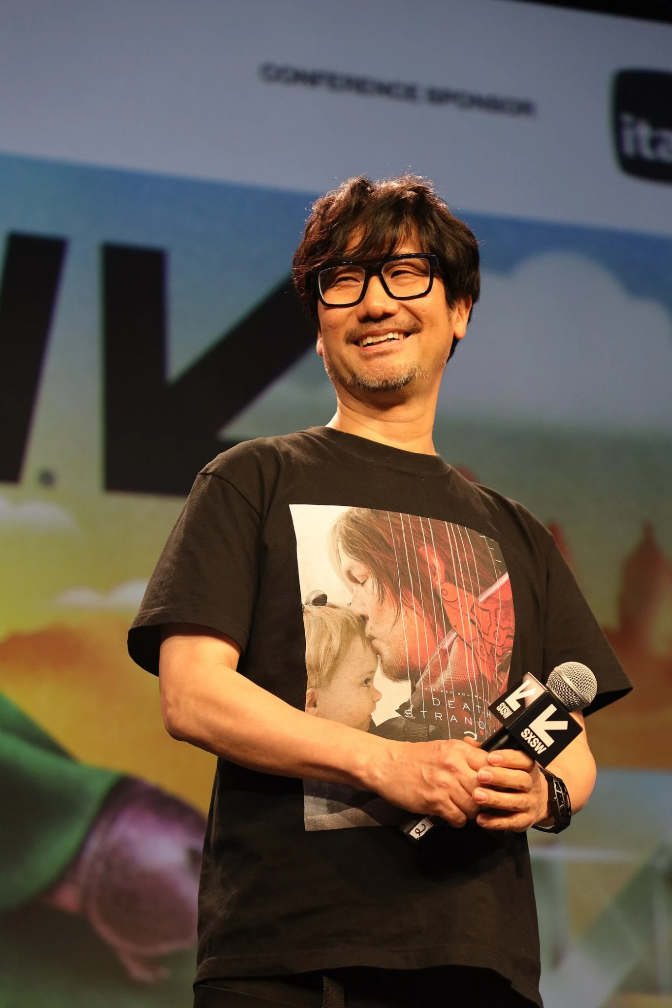 Hideo Kojima podczas SXSW w 2025 roku