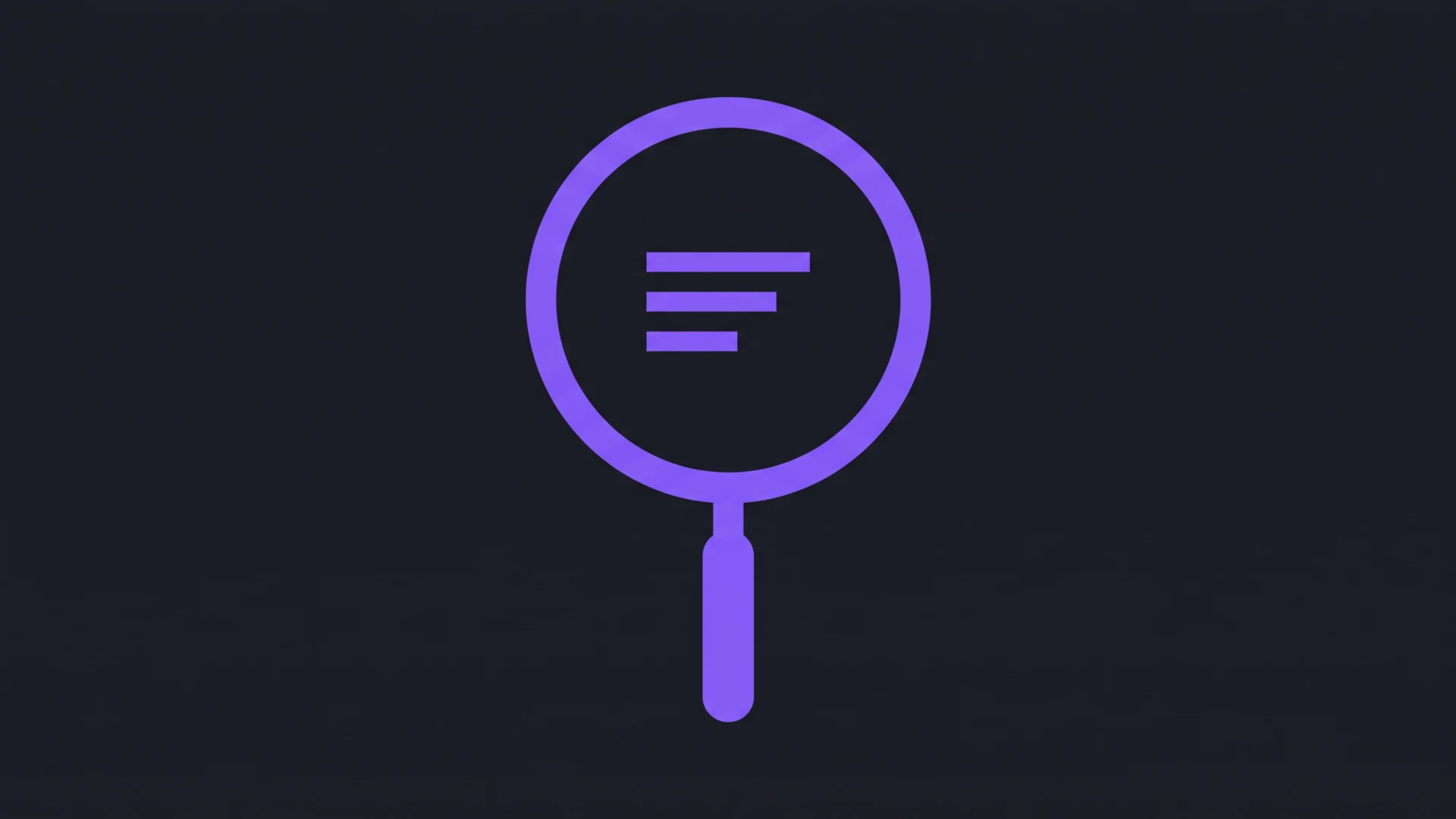Purple female gender symbol against a dark background, minimalist design.