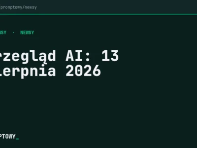 Przegląd AI: 13 sierpnia 2026