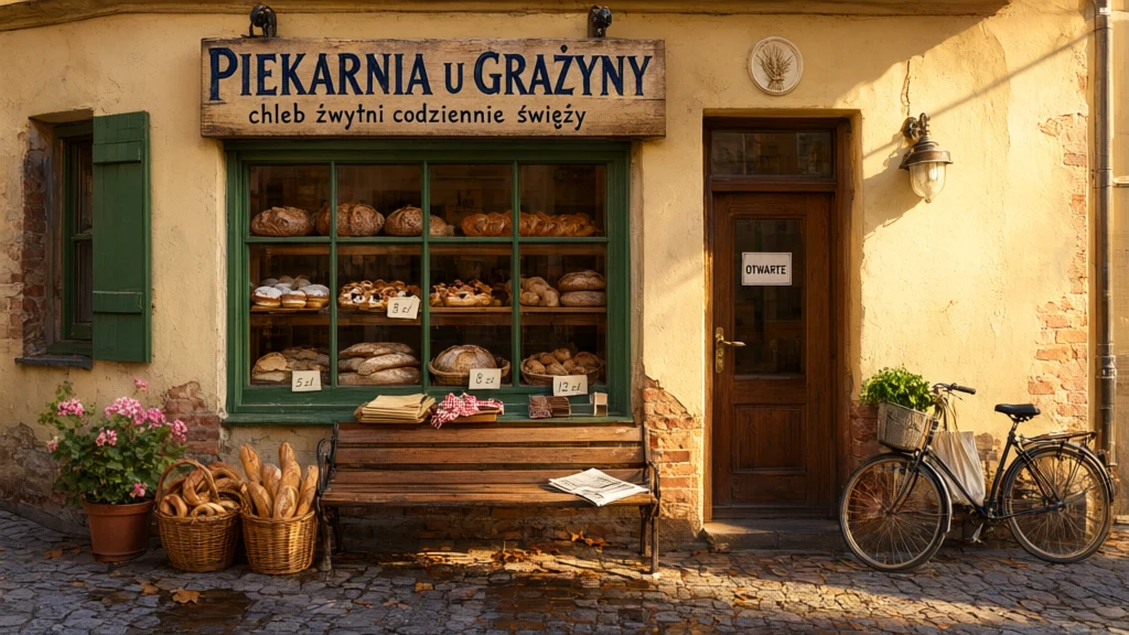 Szyld piekarni wygenerowany przez Qwen-Image-3