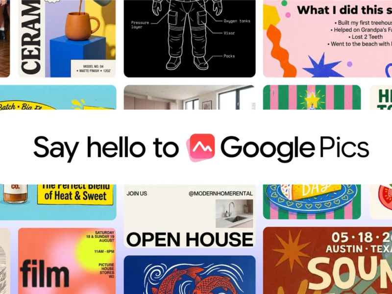 Google Pics - nowe narzędzie AI do tworzenia i edycji obrazów w Workspace