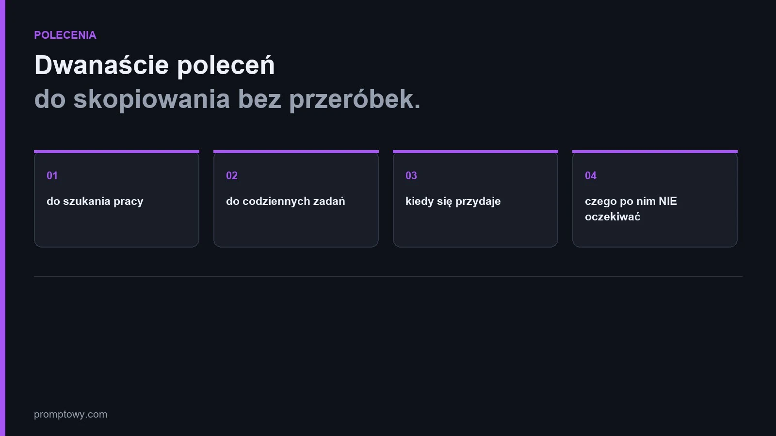 Gotowe polecenia AI do pracy i szukania zatrudnienia