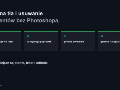 AI do przerabiania zdjec: zmiana tla i usuwanie elementow