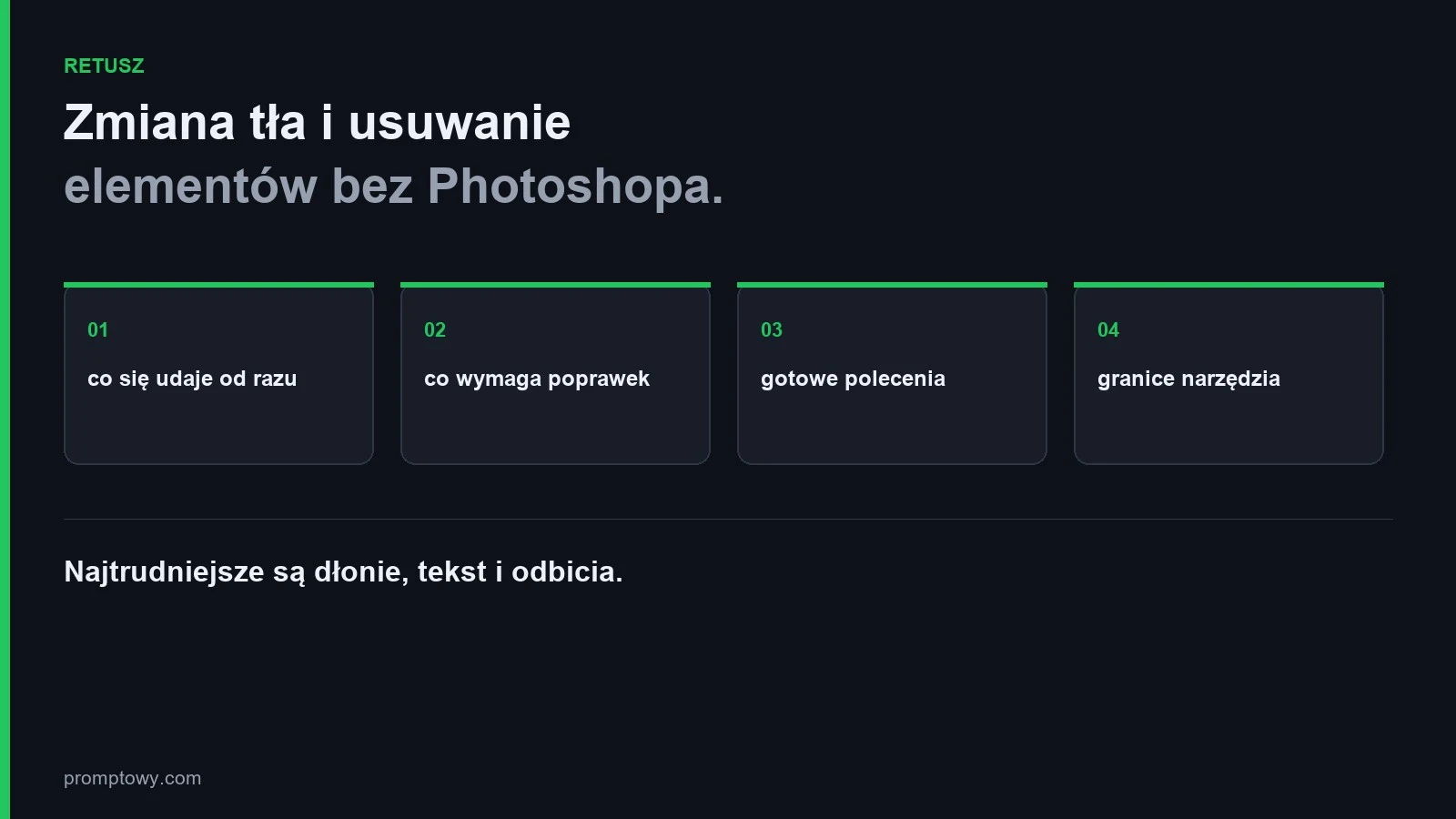 AI do przerabiania zdjec: zmiana tla i usuwanie elementow