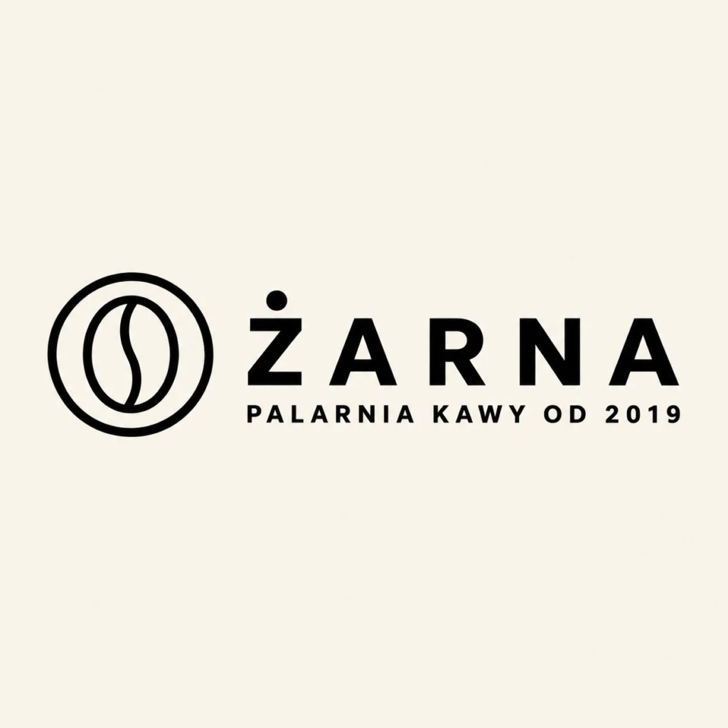 Pelna kompozycja znaku z podpisem palarnia kawy od 2019