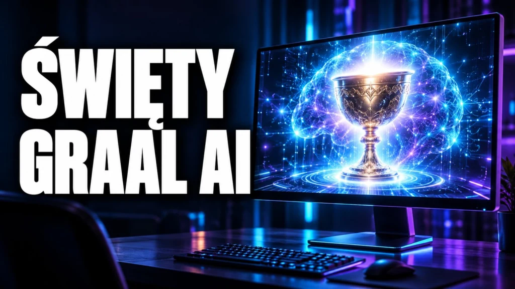 Miniatura YouTube z napisem SWIETY GRAAL AI