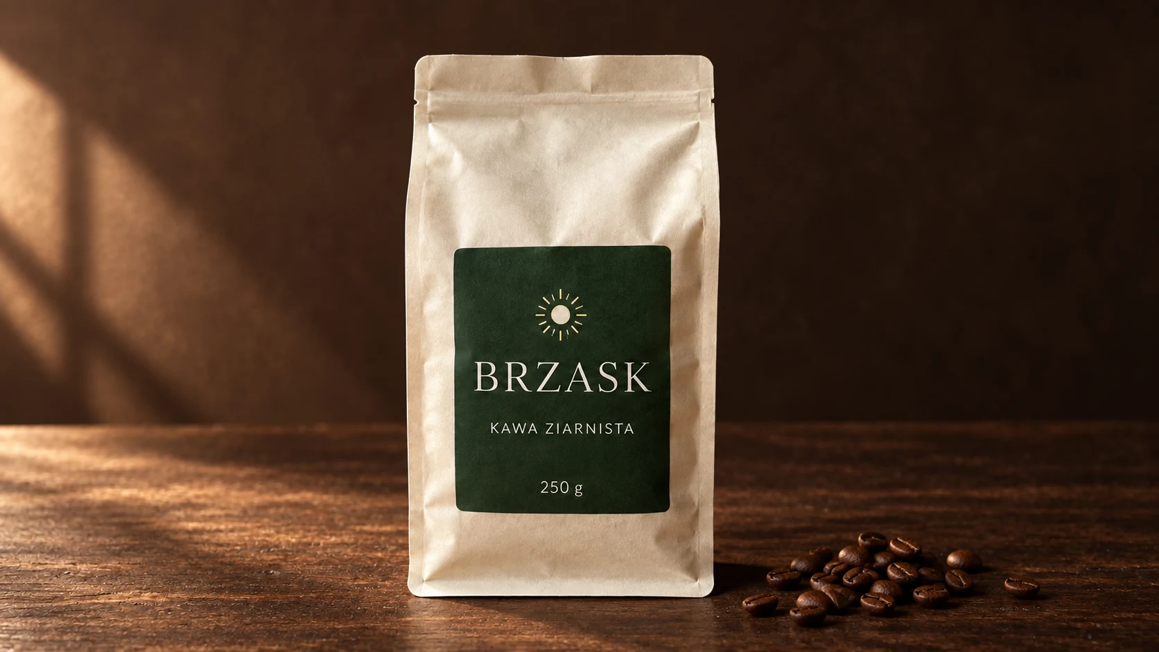 Fikcyjna kawa BRZASK: Ciemna reklama.