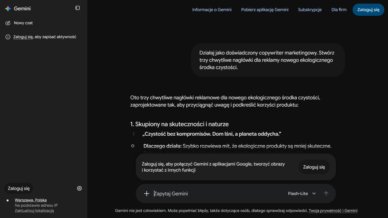 Propozycje haseł reklamowych ekologicznego środka czystości