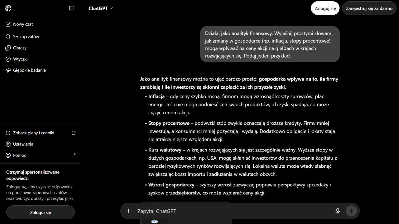 Początek wyjaśnienia inflacji i stóp procentowych prostym językiem