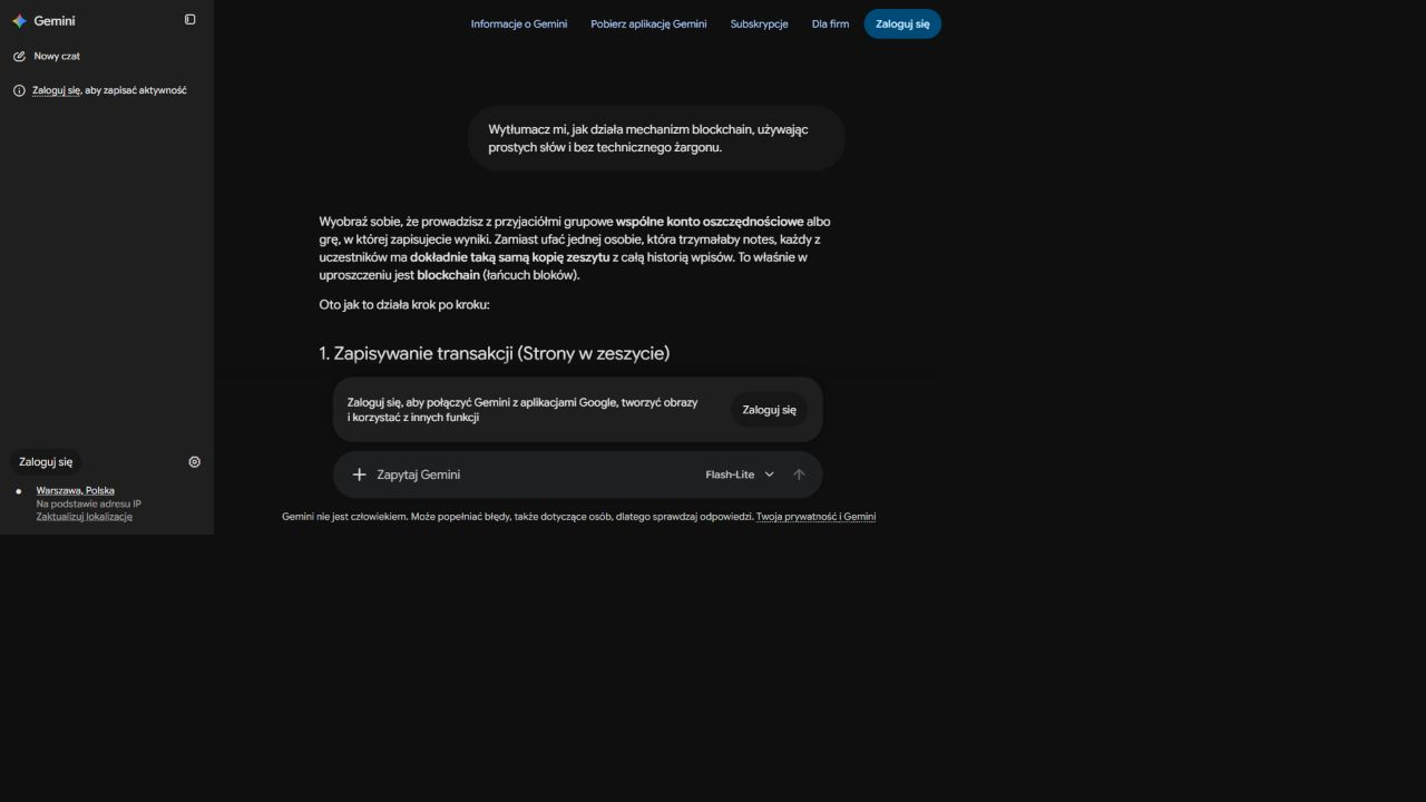 Gemini zaczyna wyjaśnienie blockchainu od analogii do wspólnego zeszytu