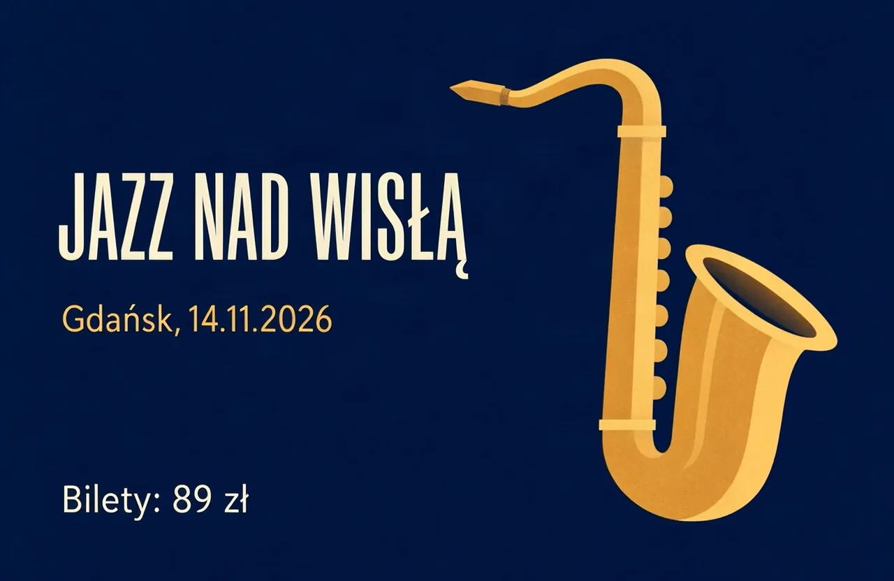 Plakat „JAZZ NAD WISŁĄ / Gdańsk, 14