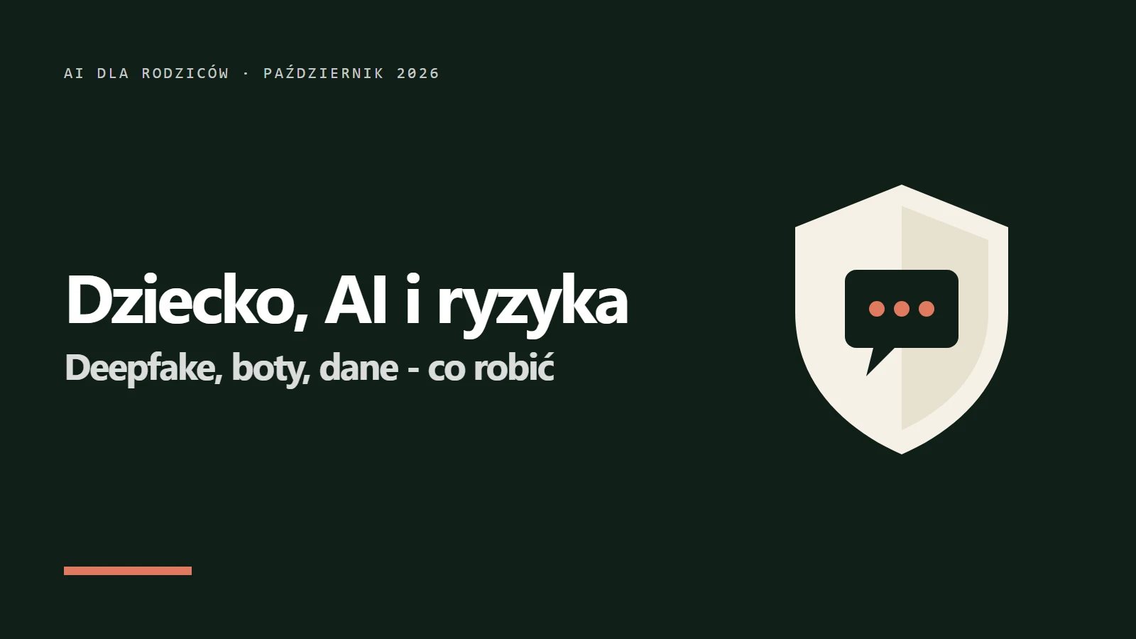 Bezpieczeństwo dziecka i AI: deepfake, boty-przyjaciele, dane - okładka