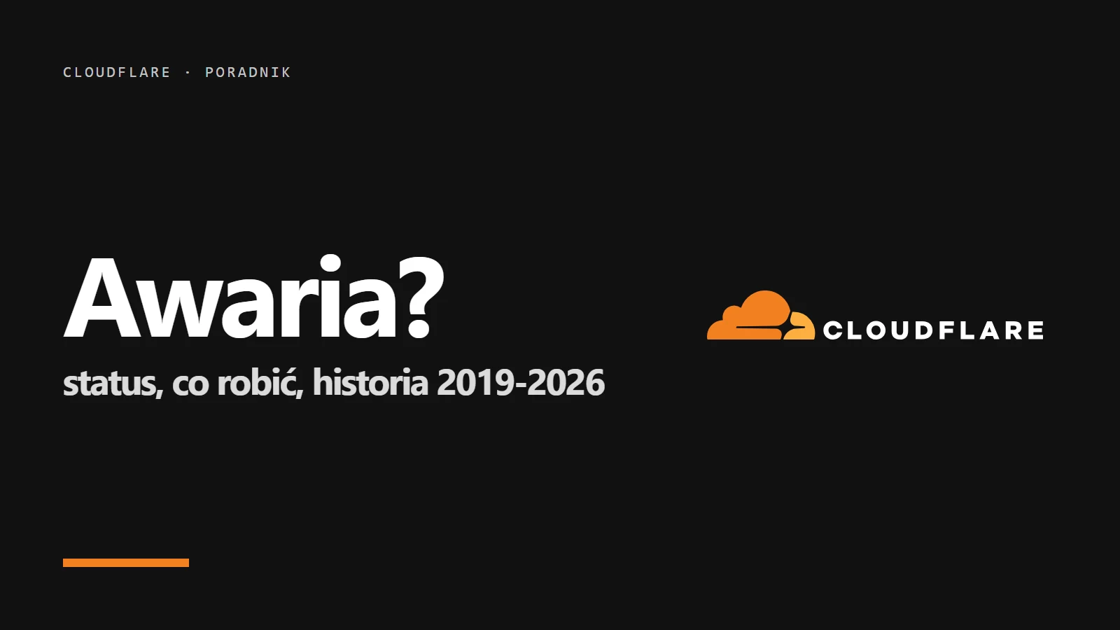 cloudflare-awaria