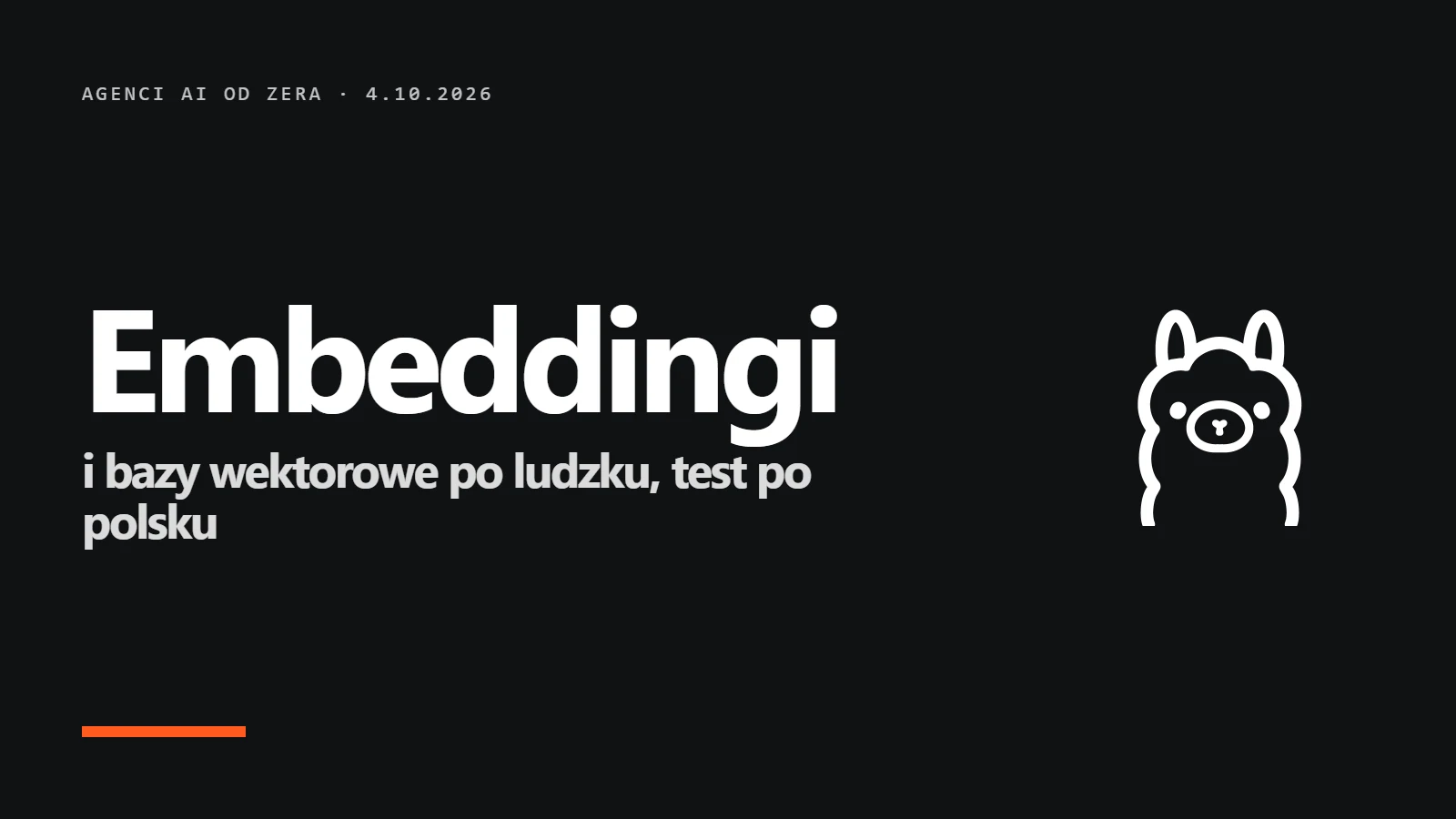 Logo Ollamy - embeddingi i bazy wektorowe po ludzku