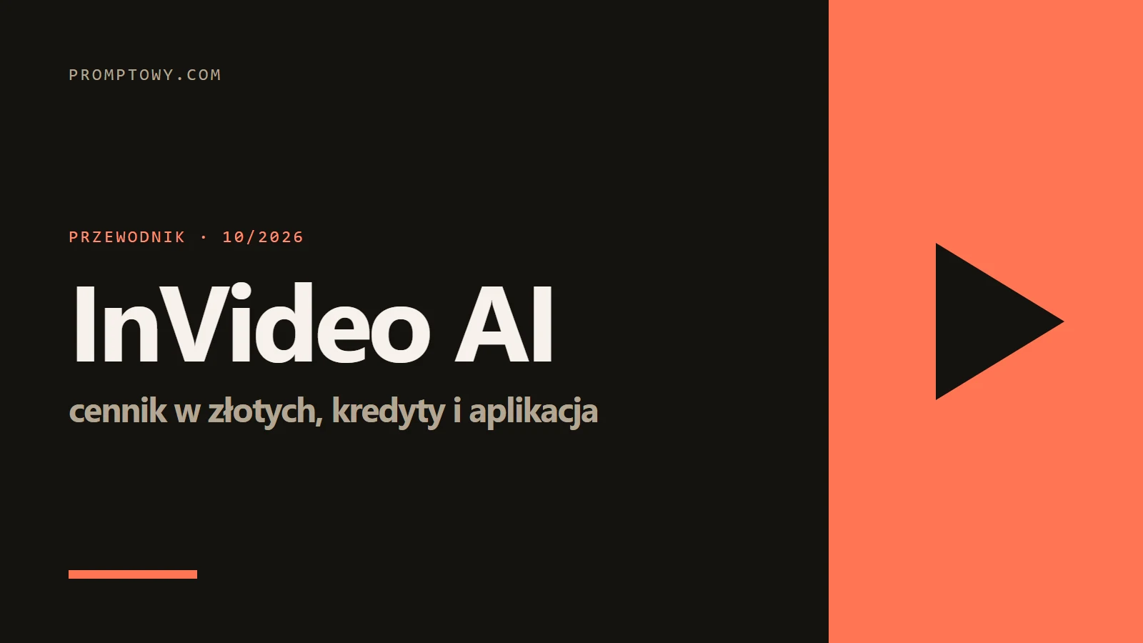 InVideo AI - cennik w złotych i kredyty