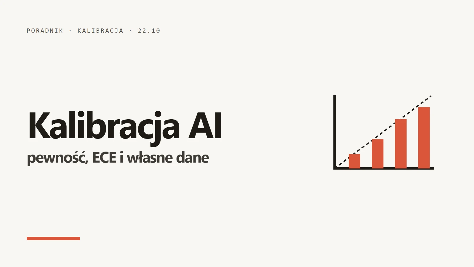 Logo i napis Kalibracja AI - pewność, ECE i własne dane