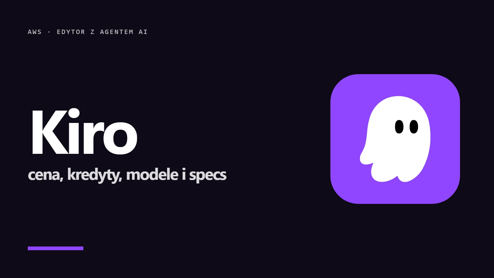 Logo Kiro od AWS - edytor z agentem AI i specyfikacjami