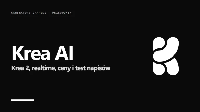 Krea AI: Krea 2, realtime, ceny i mój test - przewodnik 2026