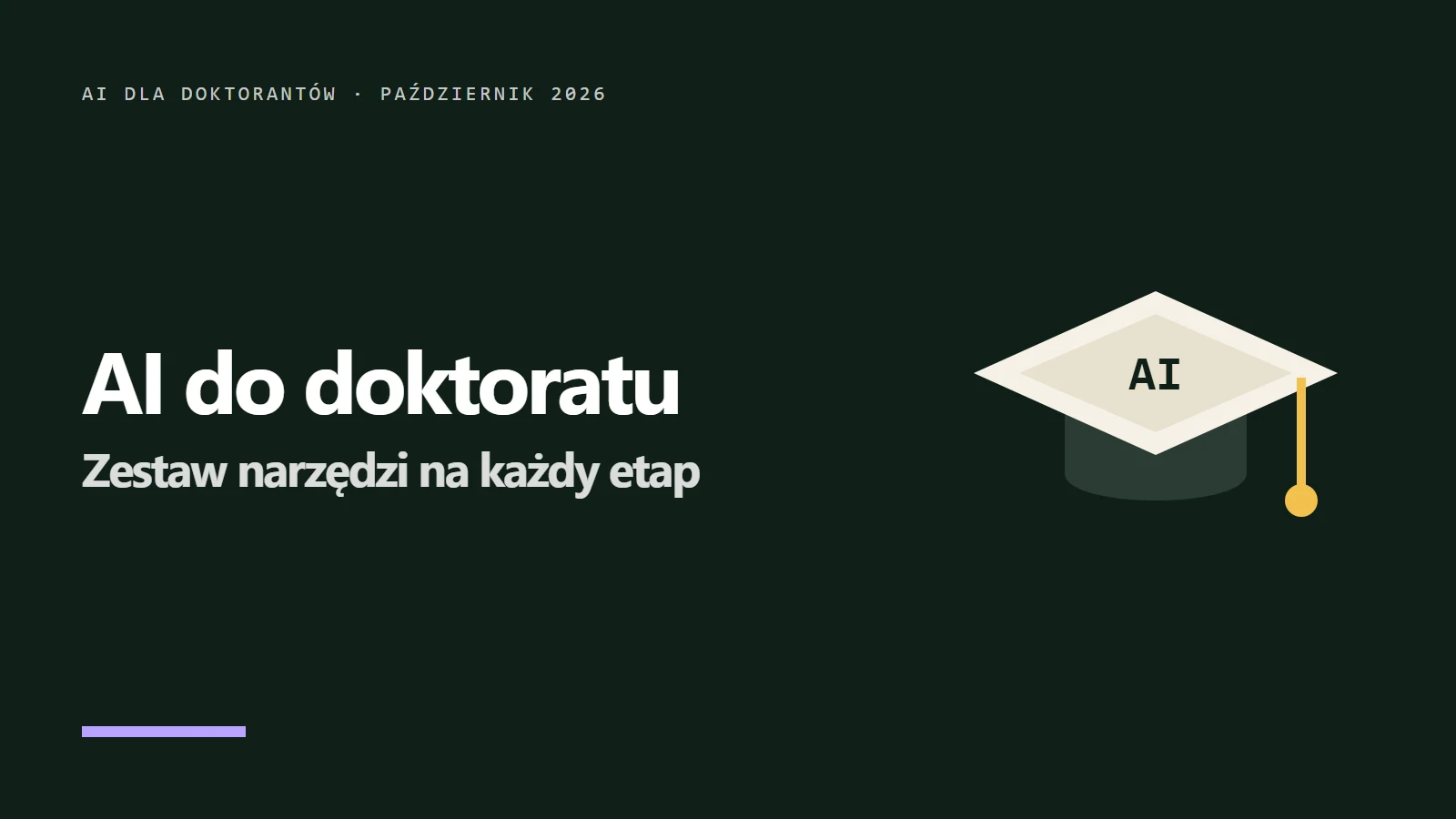 Które AI do rozprawy doktorskiej? Narzędzia na każdy etap doktoratu - okładka