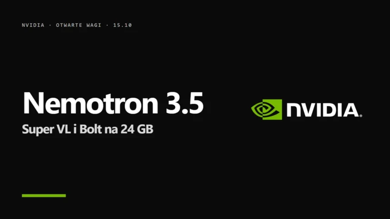Logo i napis Nemotron 3.5 - Super VL i Bolt na 24 GB