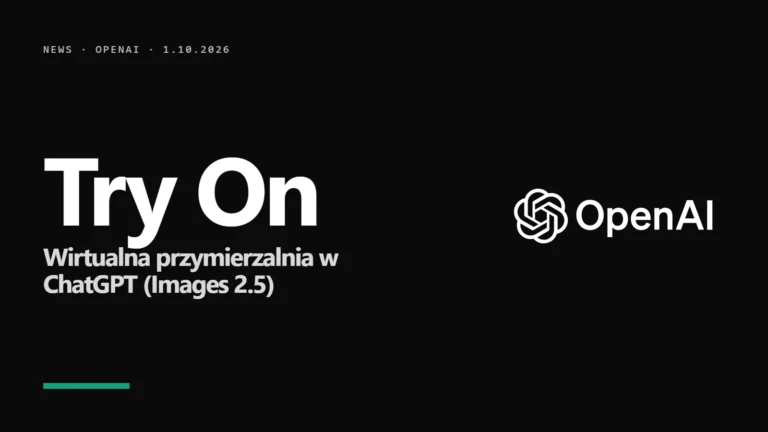 Logo OpenAI - przymierzalnia Try On w ChatGPT