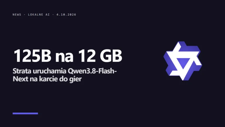 Strata: model 125B na karcie 12 GB i 94 tokeny na sekundę. Co wiadomo