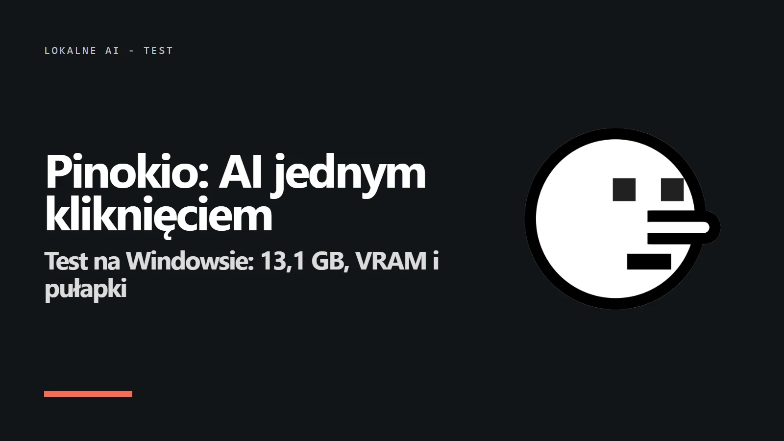 Napis Pinokio: AI jednym kliknięciem - Test na Windowsie: 13,1 GB, VRAM i pułapki