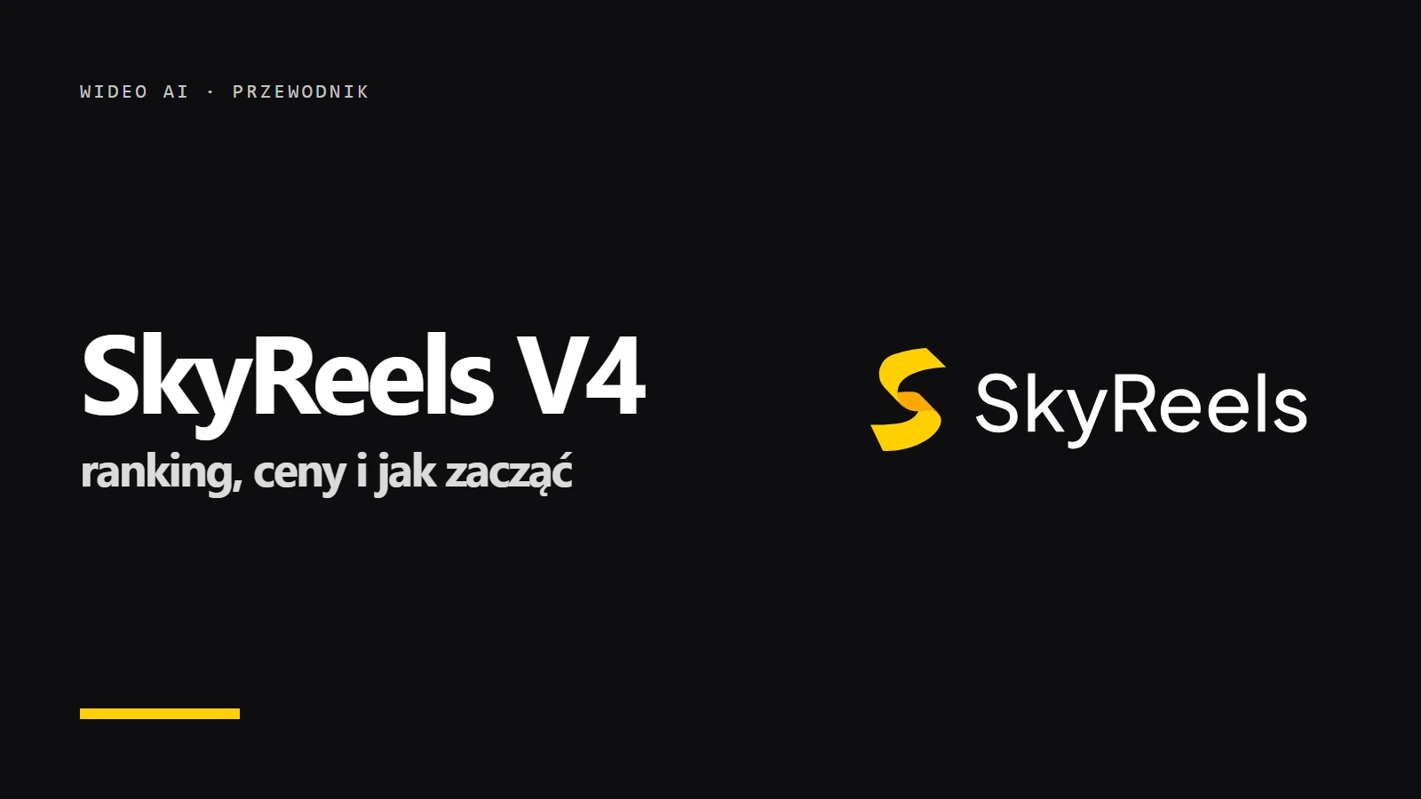Logo SkyReels i napis SkyReels V4 - ranking, ceny i jak zacząć