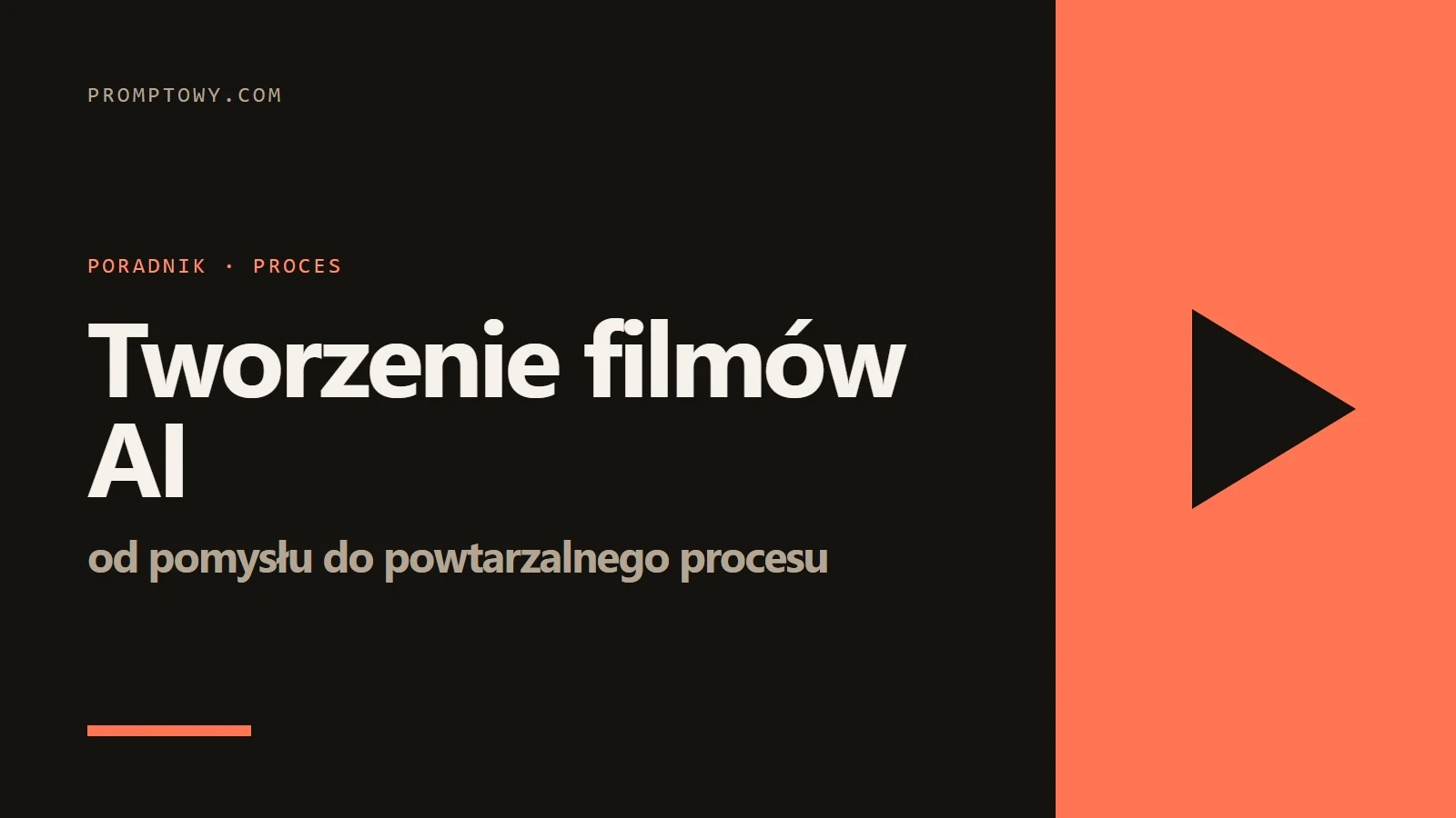 Tworzenie filmów AI - od pomysłu do procesu