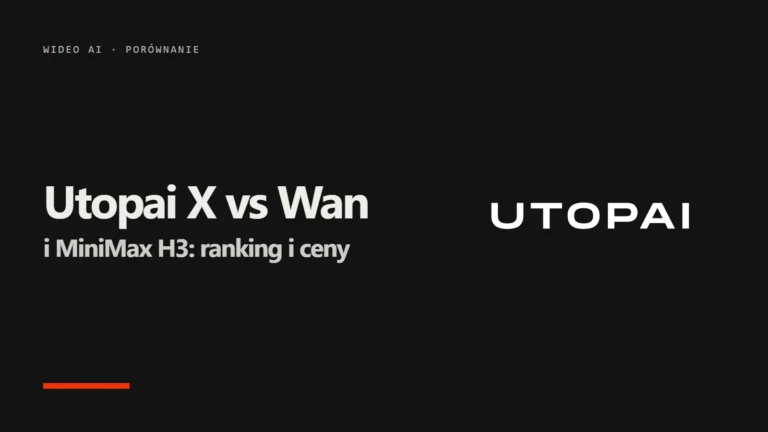 Utopia X vs Wan 3.0 vs MiniMax H3: ranking, ceny i funkcje
