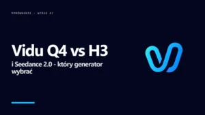 Logo Vidu i napis Vidu Q4 vs H3 - porównanie z Seedance 2.0 i MiniMax H3