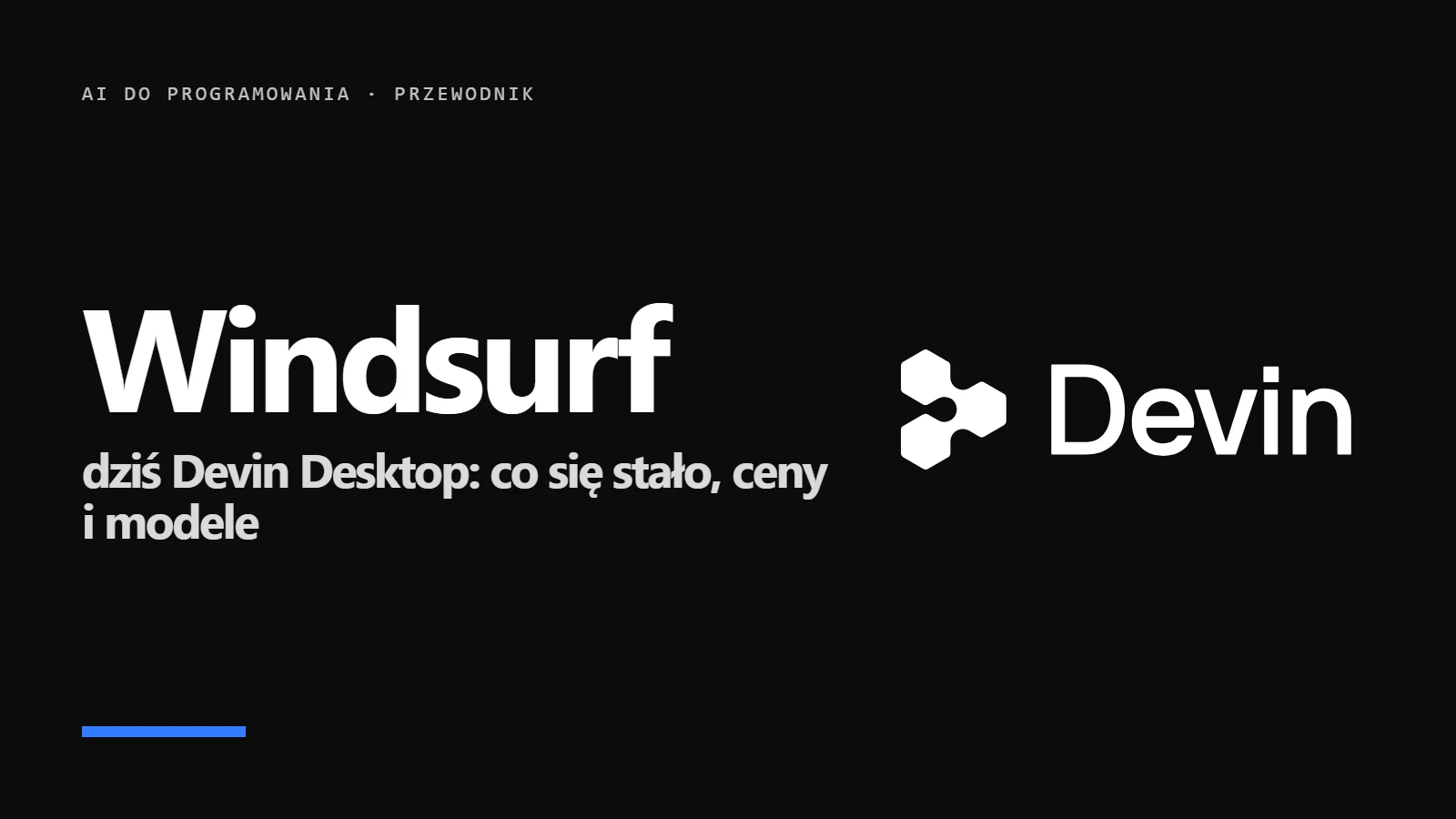 Logo Devin - Windsurf działa dziś jako Devin Desktop od Cognition